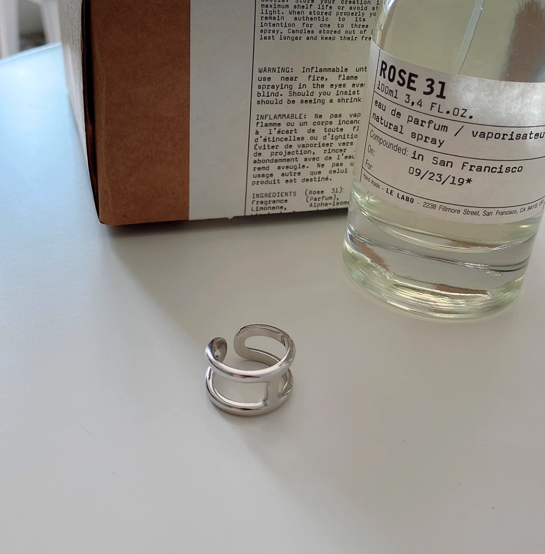 【019】【スペイン発】変色しないムーンストーンリング ～月の輝きを纏う大人の指輪～