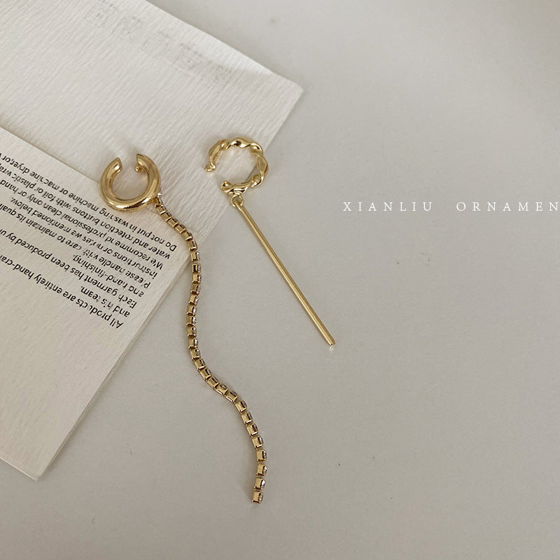 【007】ビンテージ ロングイヤーカフ（ノンピアス）～